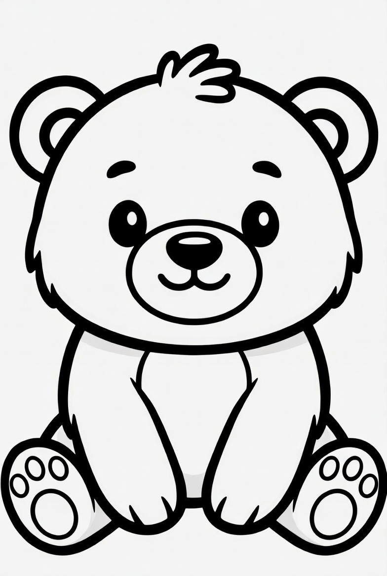 Bear Coloring Page