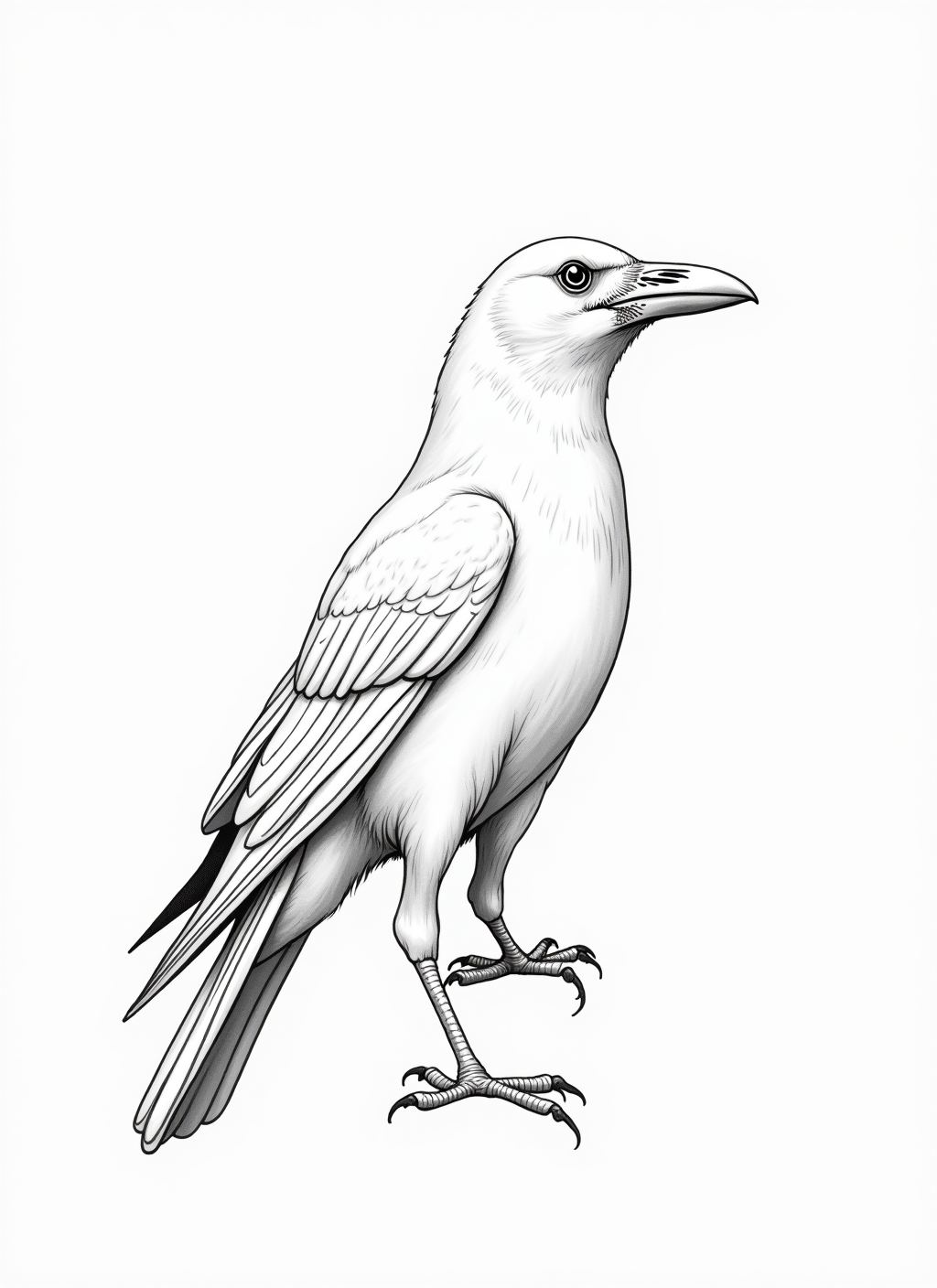 Crow Coloring Page