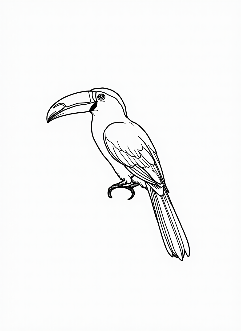 Toucan Coloring Page
