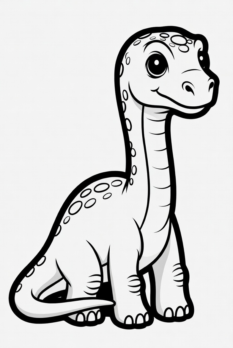 Apatosaurus Coloring Page