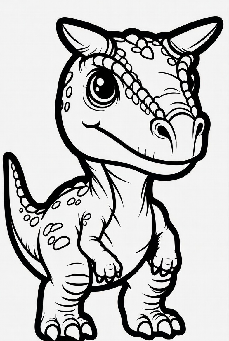 Carnotaurus Coloring Page