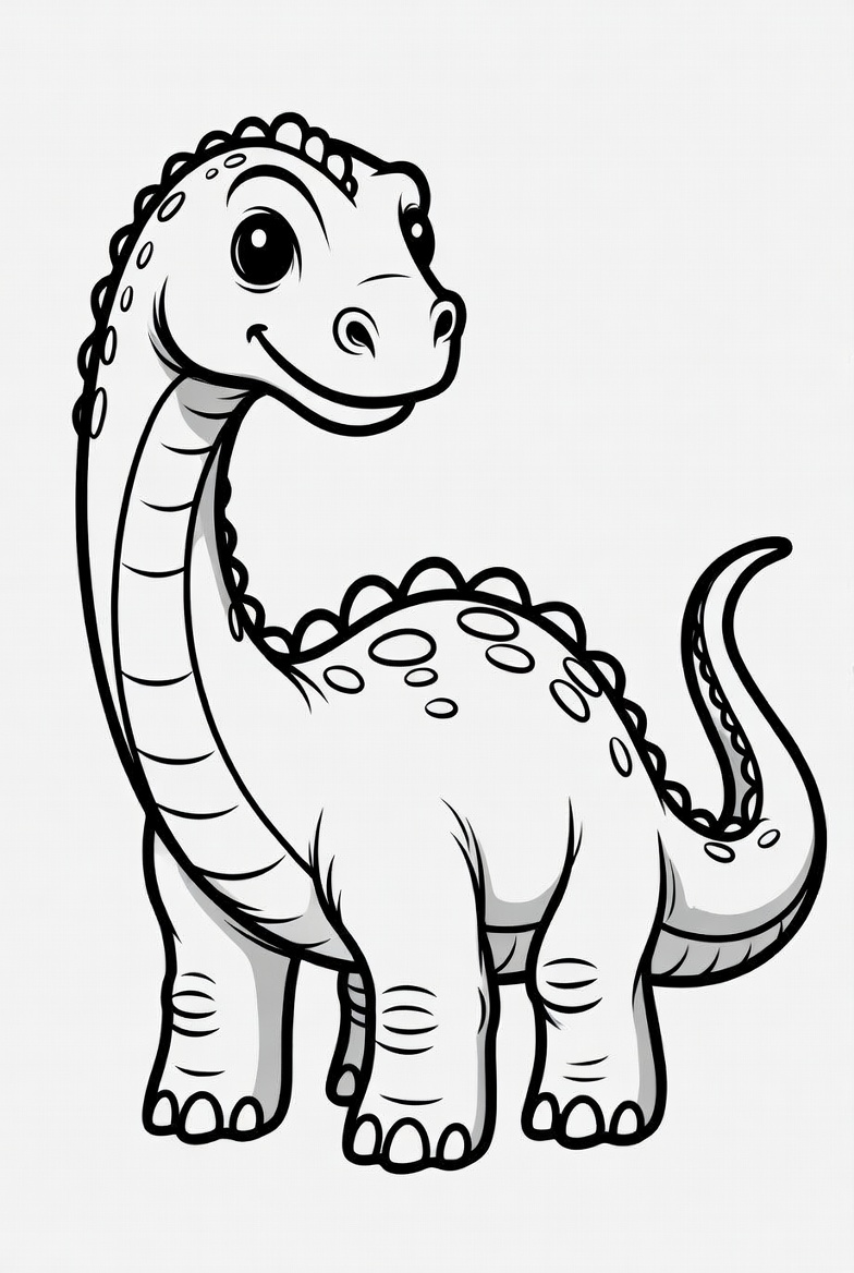 Diplodocus Coloring Page