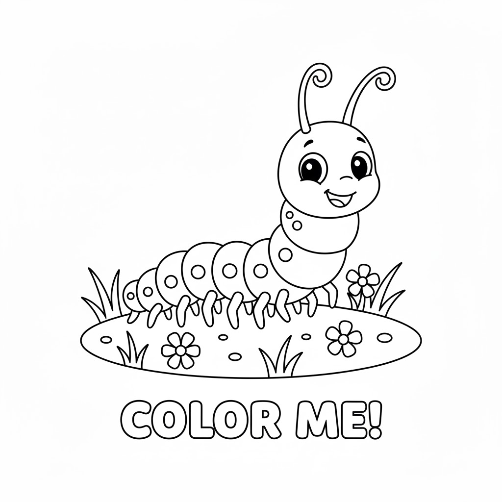 Centipede Coloring Page