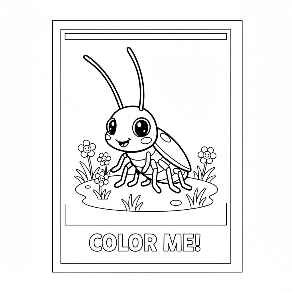Cockroach Coloring Page