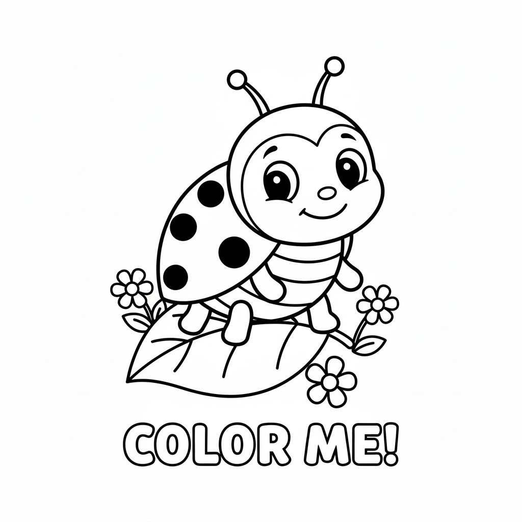 Ladybug Coloring Page