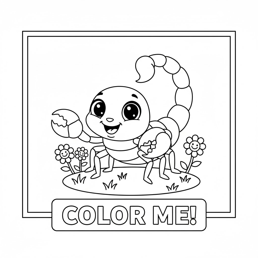 Scorpion Coloring Page